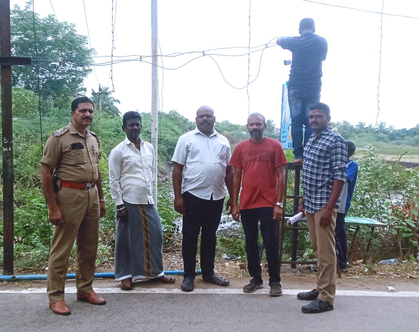 CCTV and Monitor Donation to Mukkudal Police Station